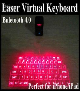 Testförsäljning Virtual Laser -tangentbord med musen Bluetooth -högtalare för iPadiphone6 ​​Laptop Tablet PC Notebook Computer via USB 4100771