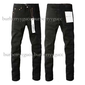 Lila varumärke jeans amerikanska high street svart veckad basicl2jp
