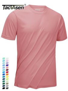 Tacvasen UPF 50 여름 공연 티셔츠 남성 Sun Protection Tee Shirts 체육관 운동 운동 운동장 수영 캐주얼 티셔츠 탑 240301