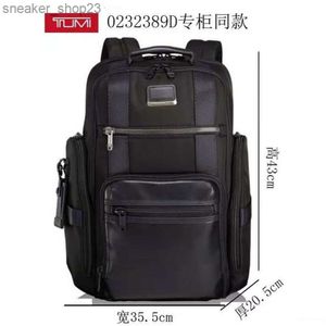 Lazer comercial TUM1 Backpack Bag Tumy Mens Inch Travel Designer Pacote traseiro 15 232389 Nylon Ballistic Mens 5nsso