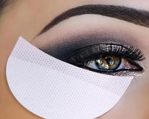 Makyaj fırçaları 10pcs göz farı kalkanları koruyucu tek kullanımlık eyeliner göz farı kalkan pamuk ped yama güzellik araçları aksesuarlar7907861