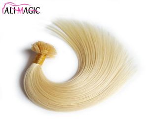 Estensione dei capelli umani alla cheratina Remy pre incollati Capelli europei sulla capsula di cheratina Fusion Hair 100g100 fili 16quot 18quot 204764574