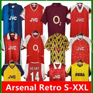 Gunners HENRY RETRO Soccer Jerseys HIGHBURY PIRES REYES 2004 02 03 05 06 92 93 94 95 96 98 99 BERGKAMP ADAMS Persie Galla V. PERSIE 88 89 90 Vintage Classic FOOTBALL SHIRT