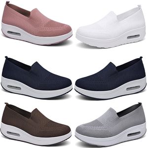 new breathable casual men women's shoes with fly woven mesh surface GAI featuring a lazy and thick sole elevated cushion sporty rocking shoes 35-45 35 XJXJ