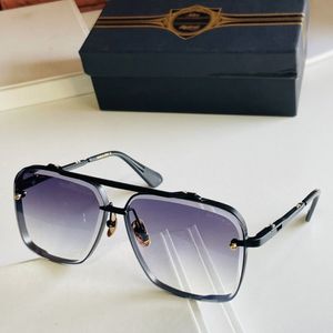 A Dita Mach Six Top Original High Quality Designer Solglasögon för kvinnors berömda fashionabla retro lyxmärke Mens Eyeglass Fashi293V
