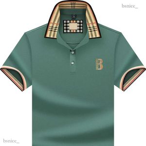 Designer masculino Burry2 Mens Luxury Polo T-shirt Masculino Polo Masculino Camisa de Verão Bordada T-shirt High Street Trend Camisa Top T-shirt M-4XL 577