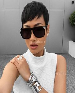 흑인 여성을위한 짧은 밥 가발 흑인 머리카락 가발 브라질 히어 레이크 히트 인 Humanhair Pixie Wigs7130994