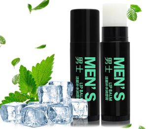 Erkekler için Nemlendirici Dudak Balsamı Besleyici Nemlendirici Doğal Chapstick Men039s Şeffaf Nane Limon Turuncu Yeşil Çay Aromalı L1993406