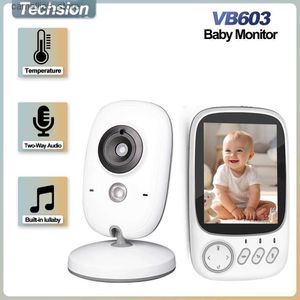 Baby Monitor Camera VB603 Video 2.4G Madre Sorveglianza per visione notturna dei bambini con schermo di visualizzazione della temperatura e audio bidirezionale Q240308