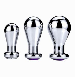 Super grande liga de alumínio butt plug metal anal plug ânus expansão produtos adultos masturbação anal brinquedos grande anal plug próstata 3850149