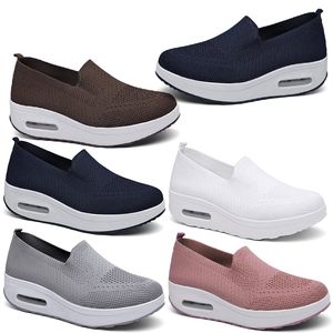 nuove scarpe da donna casual traspiranti da uomo con superficie in rete intrecciata GAI con suola pigra e spessa scarpe a dondolo sportive con cuscino rialzato 35-45 61