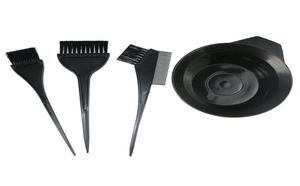 4 pçs cor do cabelo tintura tigela pente escovas kit de ferramentas ferramentas de tingimento de cabelo salão cabeleireiro estilo matiz diy tool1091164