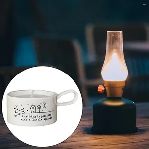 Castiçais amizade chá luz titular decorativo copo resistente ao calor com alça decoração de mesa bons amigos presente