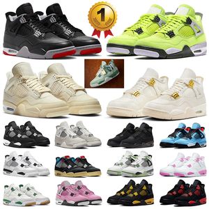 Bred Reimagined 4 Basketball Shoes Men Women First Class 4s Metallic Gold Frozen Moments White Thunder Military Black Seafoam Pink Sports Sneakers Trainers Dhgate