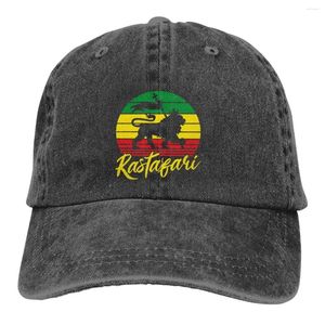 Bollmössor Rasta Flag Lion Multicolor Hat toppade kvinnors mössa Rastafari av Judah Classic Retro Personliga Visor Protection Hats 19