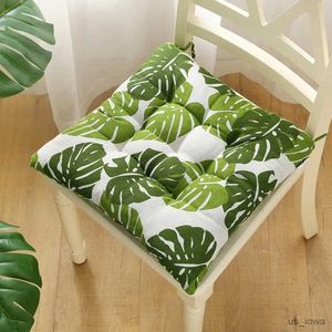 Cushion/Decorative 40CM Linen Chair Cushion Square Stool Backrest Seat Pad Buttocks Chair Mat Home Office Computer Chair Protective Mat