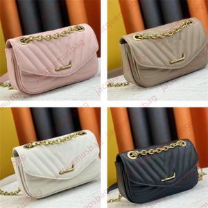 Nowa fala małe łańcuch M20853 Kobiety Women V-Quilting torebka pod pachami Wysoka jakość ramion crossbody torebki pachy pachy panie koperty