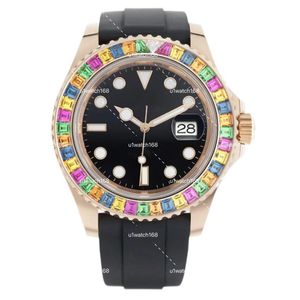 Męskie zegarki designerskie zegarki z Diamonds Bezel Wysokiej jakości zegarki 41 mm automatyczny ruch maszynowy 904L stal nierdzewna Orologio di Lusso