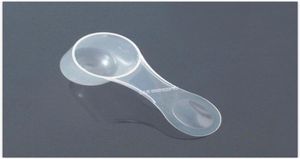 10g gram 20ML HDPE Spoon Plastic Scoop Measuring Tool for Liquid medical powder transparent 200pcslot OP947B8569509