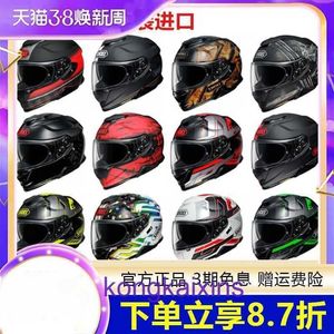 Высококачественный мотоциклетный шлем SHOEI GT Air2 второго поколения с двойными линзами, всесезонный противотуманный шлем, Япония