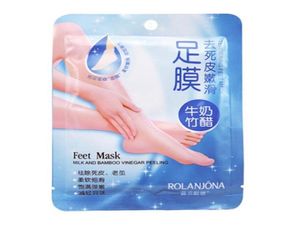 Exfolierande skalfotmask baby mjuka fötter ta bort skrubben callus hårda döda hud fötter mask fot care6125905