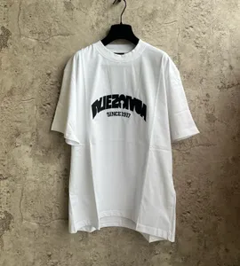 メンズプラスティーポロスラウンドTシャツネック刺繍と印刷されたポーラースタイルの夏の摩耗ストリートピュアコットン232d