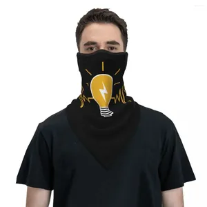 Bandanas Electrician Heartbeat glödlampa Vinterhals maskmask varmare vandring camping tube halsduk elektrisk ingenjör kraft ansikte bandana gaiter