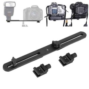 Universal Double End Light Stand Holder Flash Bracket Mount Tripod with 2 Shoe Adapter Screws For Digital SLR Cam1950004