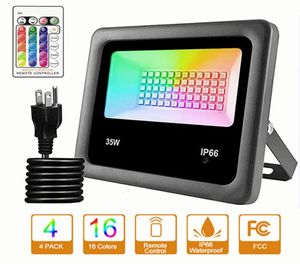 Suyooulin RGB Uzaktan Kumanda LED Işıklar LED Işıkları AC 85265V IP66 Su geçirmez Dimmable Renk Değiştirilen Taşıma Parlatıcısı 16 Renk 4 Mod2297654