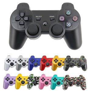 Dualshock 3 Kablosuz Bluetooth Joysticks PS3 Titreşim Kontrolör Kontrolleri PS PS3 Oyun Denetleyicileri için Joystick Gamepad Perakende Kutusu ile Logo Var