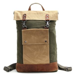 2018 كتف الكمبيوتر حقيبة كتف في الهواء الطلق سفر سفر على ظهر المدرسة knapsack canvas pure color Men and Women School Bags Handbag A220G