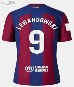 サッカージャージ22 23 24 Lewandowski Gavi S Pedri Rosalia R. Araujo Dembele Kit 2023 2024 Camisetas Raphinha Football Shird Mensh240308