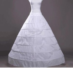 6 HOOPS Bridal Wedding Petticoat Małżeństwo Gaza Gaza 2019 Crinoline Underskirt Wedding Akcesoria Jupon Mariage CPA2064762505