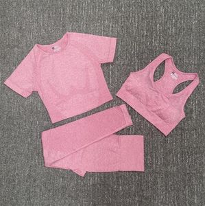 Moda Tasarımcı Kadın Pamuk Yoga Takım Köpekbalığı Spor Giyeri Takımları Fitness Sport Üç Parçalı Set Sarkı T-Shirts Soild Renk Jogging Femme Pant Setleri 5977930