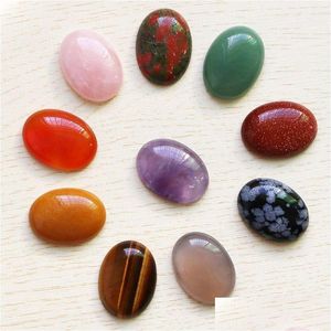 Pedra atacado 10 pçs/lote alta qualidade pedra natural oval cabochão lágrima contas diy jóias fazendo para o presente do feriado gota delive dhxiu