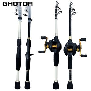 GDA Casting Canna da spinning e mulinello Combo Portatile Ultraleggero Barca da viaggio Canna singola Set Kit da pesca forte Set y240223