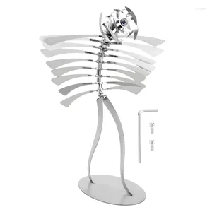 Garden Decorations Unique And Magical Metal Rotating Windmill Humanoid Outdoor Wind Spinner Yard Lawn Decoration