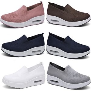 nuove scarpe da donna casual traspiranti da uomo con superficie in rete intrecciata GAI con suola pigra e spessa scarpe a dondolo sportive con cuscino rialzato 35-45 69