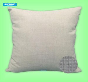 30pcs 16x16 inches Polyester Cotton Blended Artificial Linen Pillow Cover Blank Raw White Burlap Cushion Cover Perfect For Digital5778801