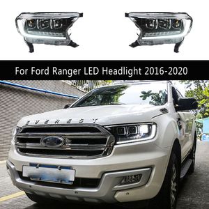 Araba Aksesuarları Ford Ranger LED Far Montajı için Gündüz Çalışan Işık 16-20 Ön Lamba Salonu Dönüş Sinyal Göstergesi Yüksek Işın