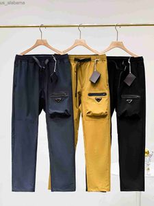 Spodnie męskie spodnie Mężczyźni biegające spodnie dresowe importowane bawełniane frotte z wysokiej maski czują się gładkie i delikatne mankiety czarne spodnie 240308