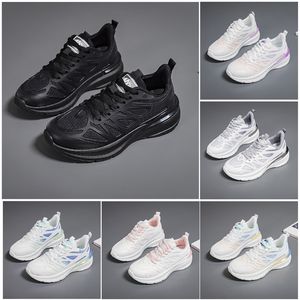 Novos homens mulheres sapatos caminhadas correndo sapatos planos sola macia moda branco preto rosa bule esportes confortáveis z1128 gai