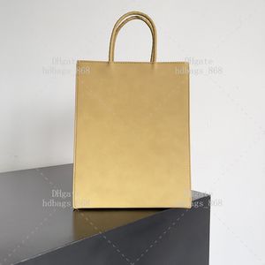 Väskor Tote 10a Shopping Bag Paper Cow Leather Made Mirror 1: 1 Quality Designer Luxury Bags mode axelväska handväska kvinna väska med presentförpackning wb109v