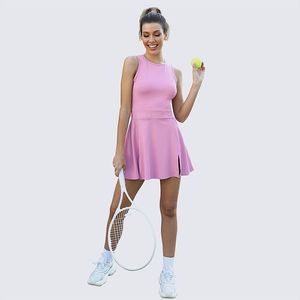 Lu Summer Sports Tennis Dress Female Sport Casual Yoga Fitness Beauty Back Sexy Training Sport