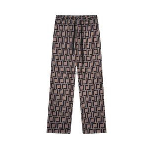 Designer masculino homens mulheres calças de luxo clássico letra f avançado popular primavera verão sweatpants 240308