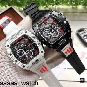 RicharMill Watch Luxury Ins Watches Miller Watch Reprint Mens and Womens Watch Black Technology Limited Edition Cutout Trendy Watch Swiss ZF Factory