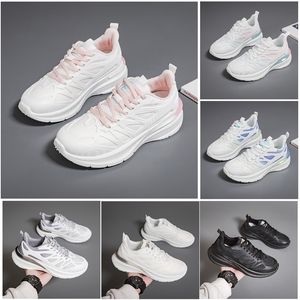 Yeni Erkek Kadın Ayakkabı Yürüyüşü Koşu Düz Ayakkabılar Yumuşak taban Moda Beyaz Siyah Pembe Bule Konforlu Spor Z920 Gai