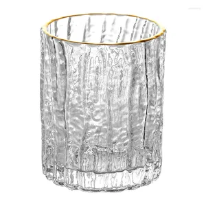 Wine Glasses Japonism Tree Bark Lines Hammer Pattern Crystal Whisky Whiskey Cup Chivas Old Fashioned Tumbler Beer Liquor S Glass Wineglass