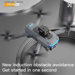 Drones New Drone P15 Brushless Obstacle Avoidance G Automatic Return 4K/8K HD Aerial Photography Dual Camera Remote Control Aircraft HKD230807 Q240308