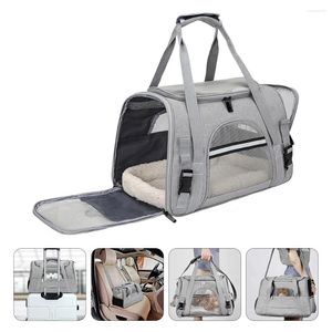 Gato portadores saco de carro transportadora viagem portátil dobrável malha respirável filhote cachorro bolsa multifuncional mochila